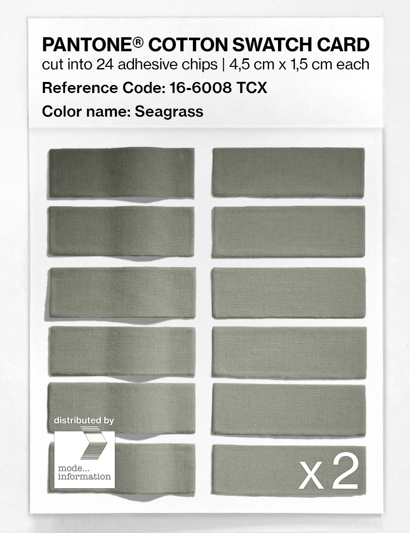 Artikelbild 6 des Artikels “PANTONE® COTTON SWATCH CARD 16-6008 TCX Seagrass “