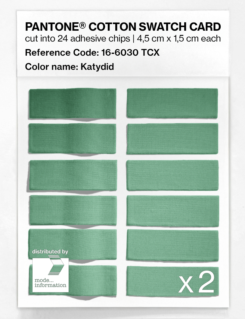 Artikelbild 6 des Artikels “PANTONE® COTTON SWATCH CARD 16-6030 TCX Katydid “