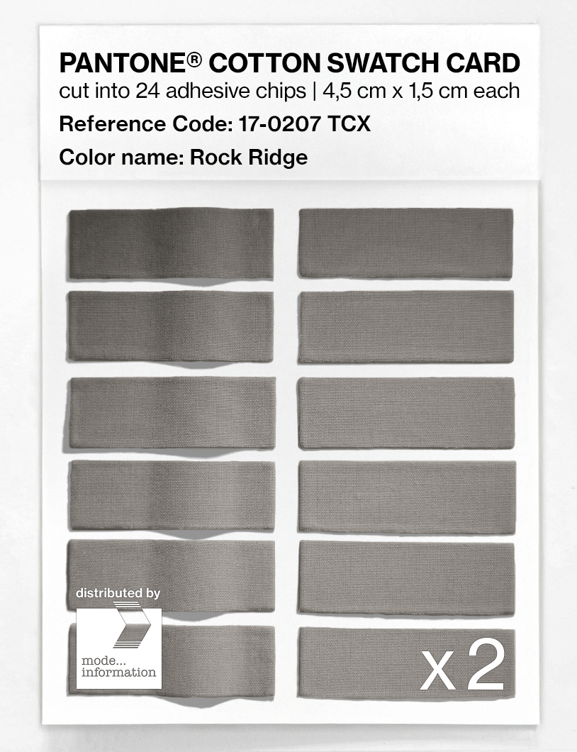 Artikelbild 6 des Artikels “PANTONE® COTTON SWATCH CARD 17-0207 TCX Rock Ridge “