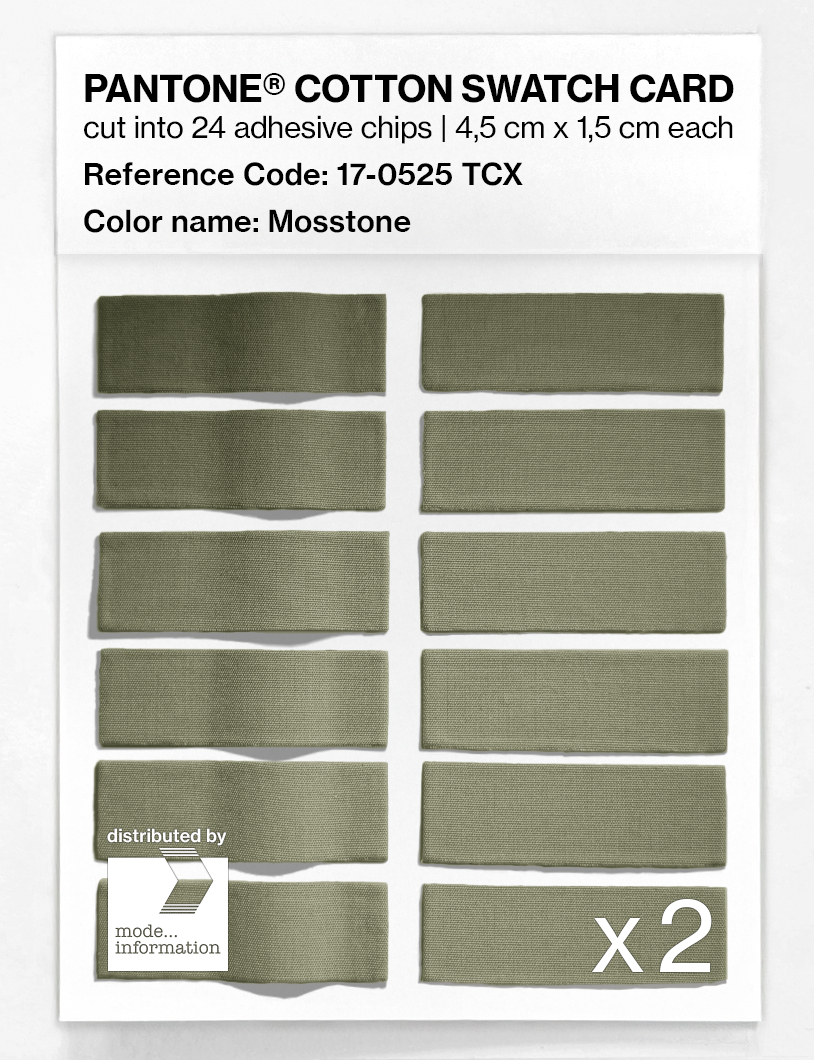 Artikelbild 6 des Artikels “PANTONE® COTTON SWATCH CARD 17-0525 TCX Mosstone “