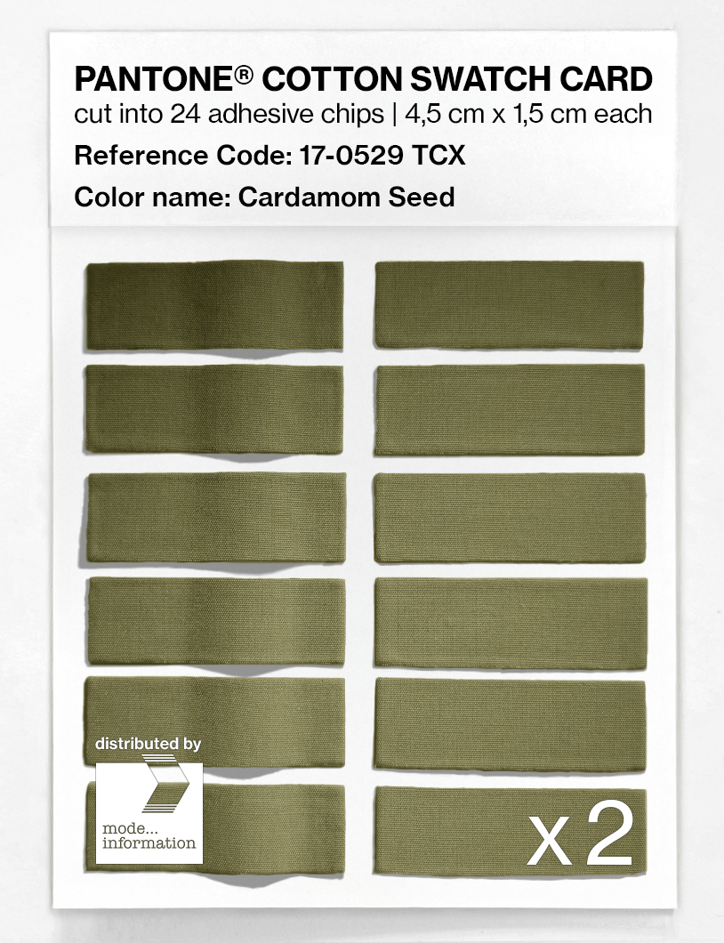 Artikelbild 6 des Artikels “PANTONE® COTTON SWATCH CARD 17-0529 TCX Cardamom Seed “