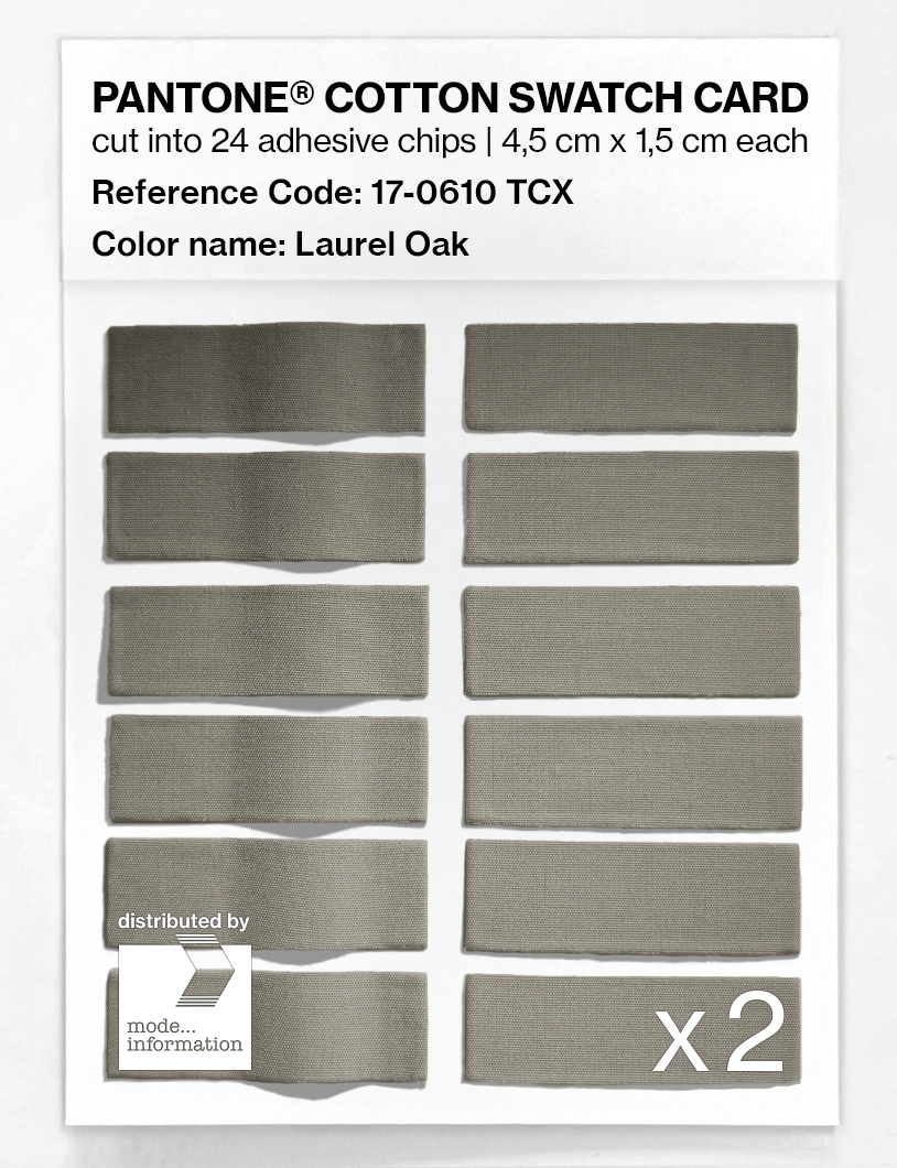 Artikelbild 6 des Artikels “PANTONE® COTTON SWATCH CARD 17-0610 TCX Laurel Oak “