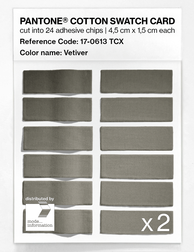 Artikelbild 6 des Artikels “PANTONE® COTTON SWATCH CARD 17-0613 TCX Vetiver “