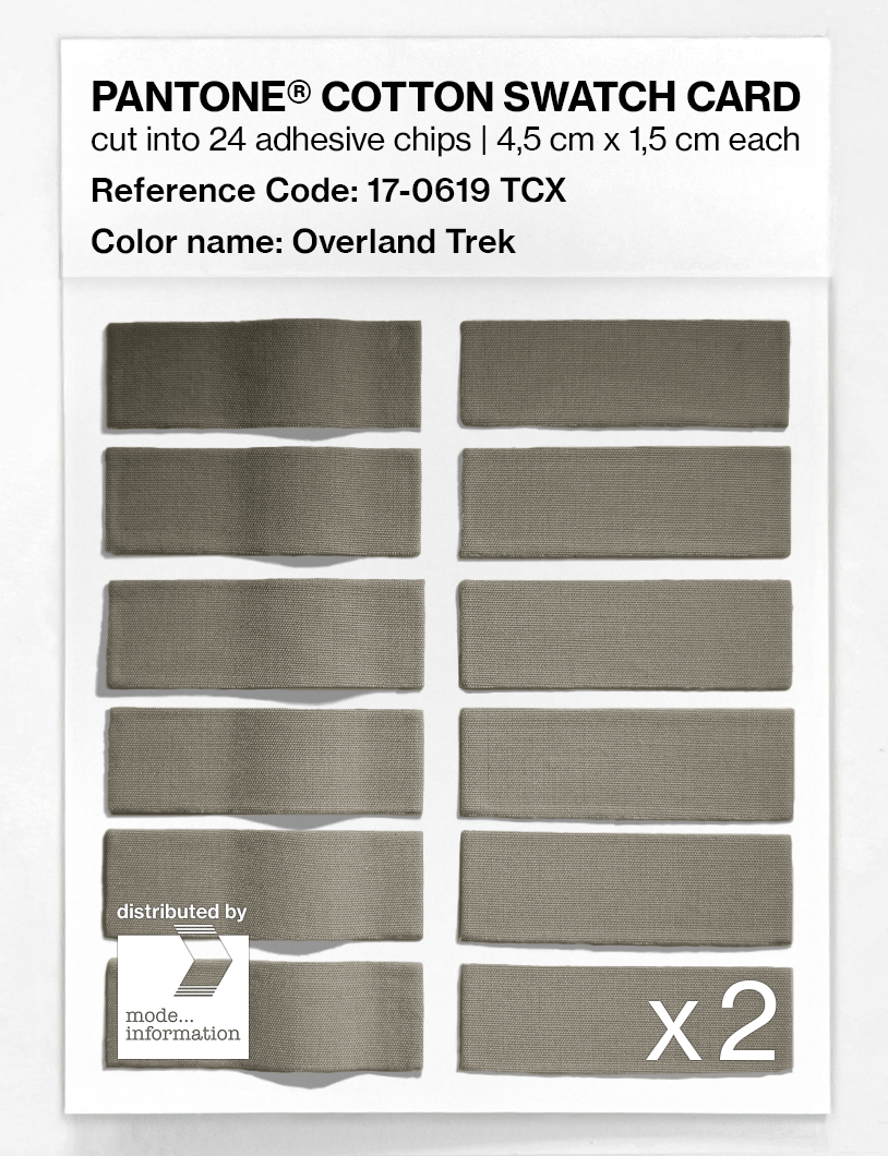 Artikelbild 6 des Artikels “PANTONE® COTTON SWATCH CARD 17-0619 TCX Overland Trek “