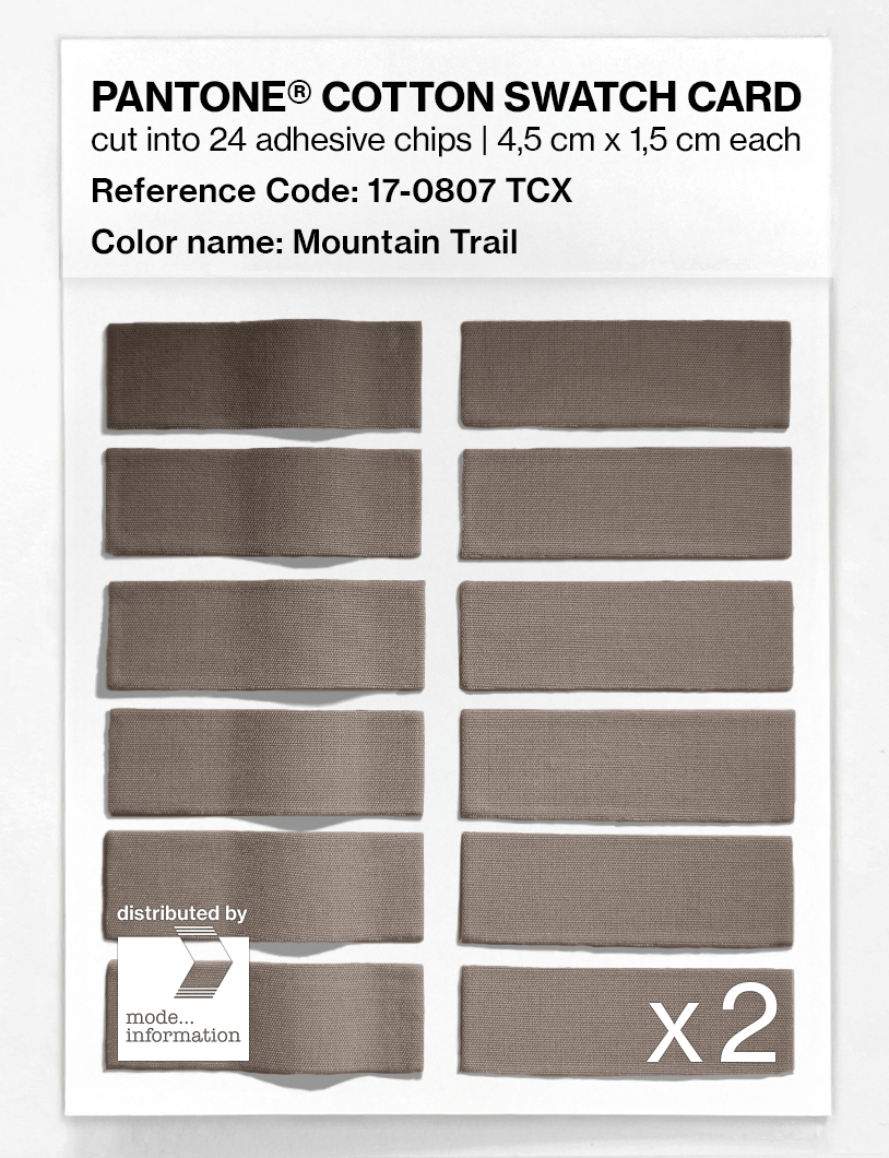 Artikelbild 6 des Artikels “PANTONE® COTTON SWATCH CARD 17-0807 TCX Mountain Trail “