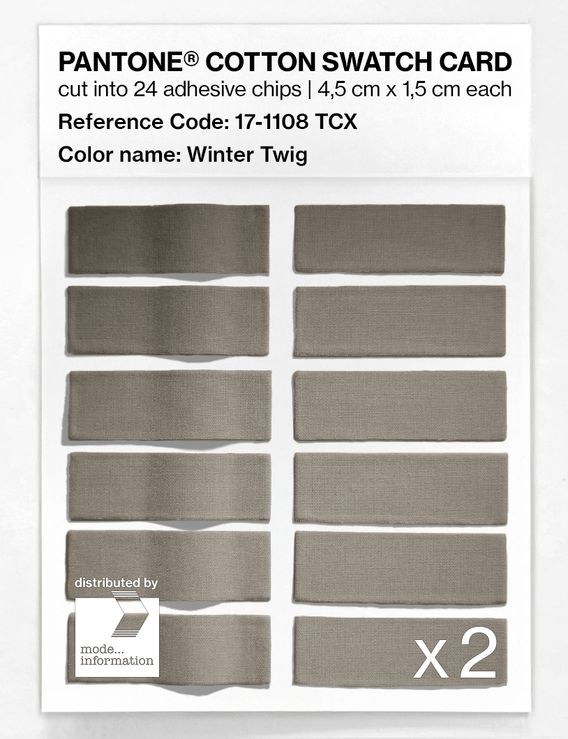 Artikelbild 6 des Artikels “PANTONE® COTTON SWATCH CARD 17-1108 TCX Winter Twig “
