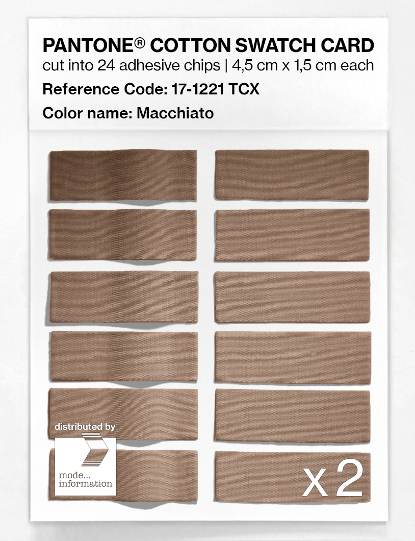 Artikelbild 6 des Artikels “PANTONE® COTTON SWATCH CARD 17-1221 TCX Macchiato “