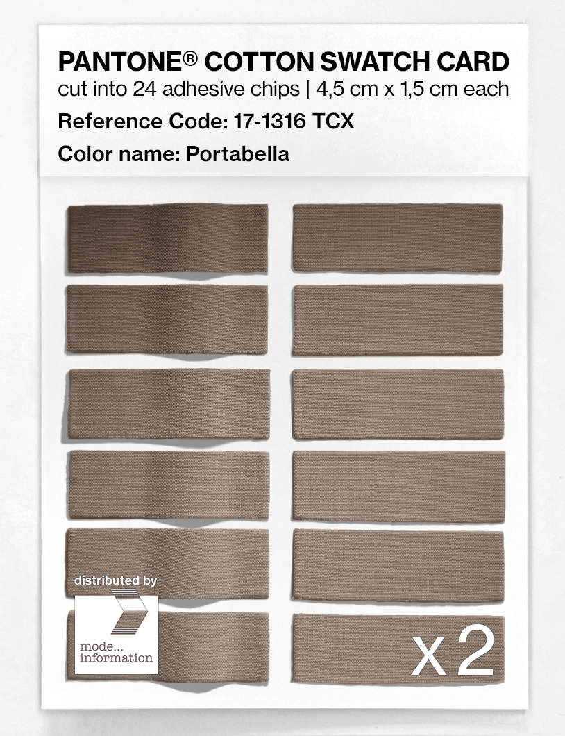 Artikelbild 6 des Artikels “PANTONE® COTTON SWATCH CARD 17-1316 TCX Portabella “