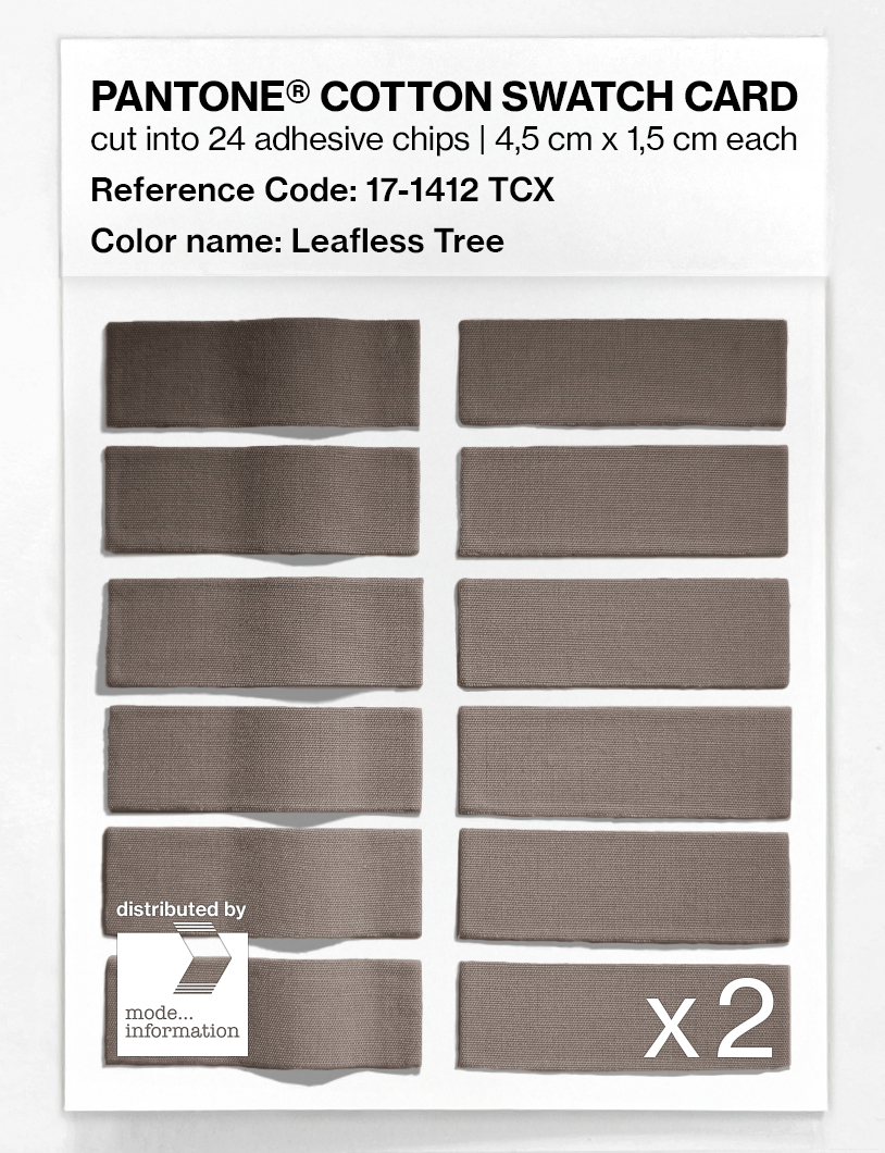 Artikelbild 6 des Artikels “PANTONE® COTTON SWATCH CARD 17-1412 TCX Leafless Tree “