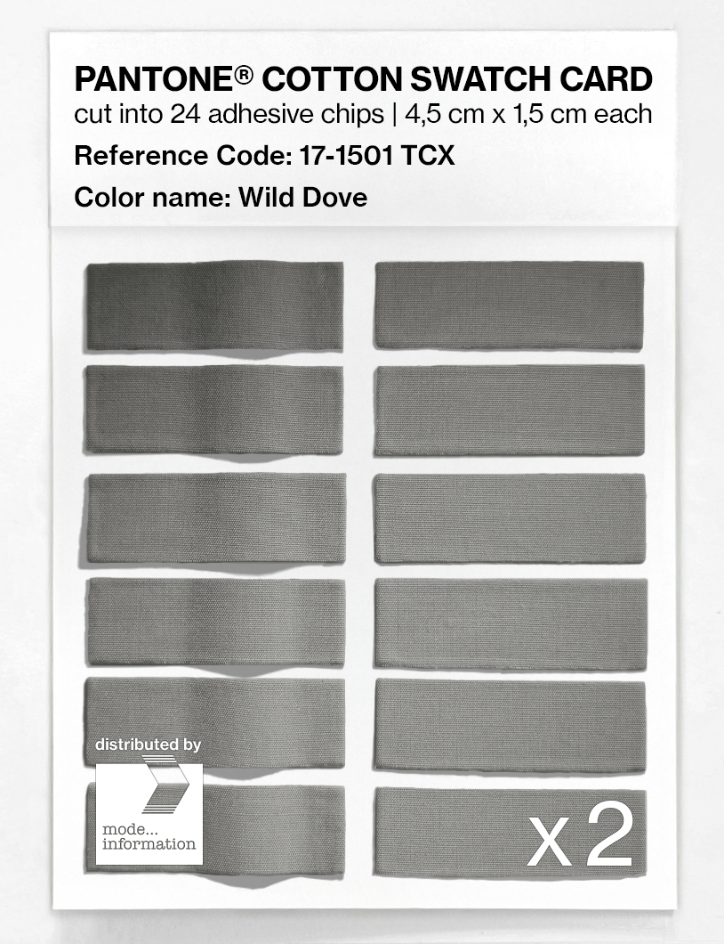 Artikelbild 6 des Artikels “PANTONE® COTTON SWATCH CARD 17-1501 TCX Wild Dove “
