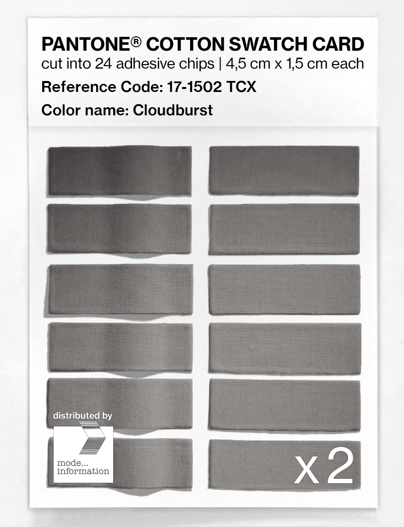 Artikelbild 6 des Artikels “PANTONE® COTTON SWATCH CARD 17-1502 TCX Cloudburst “