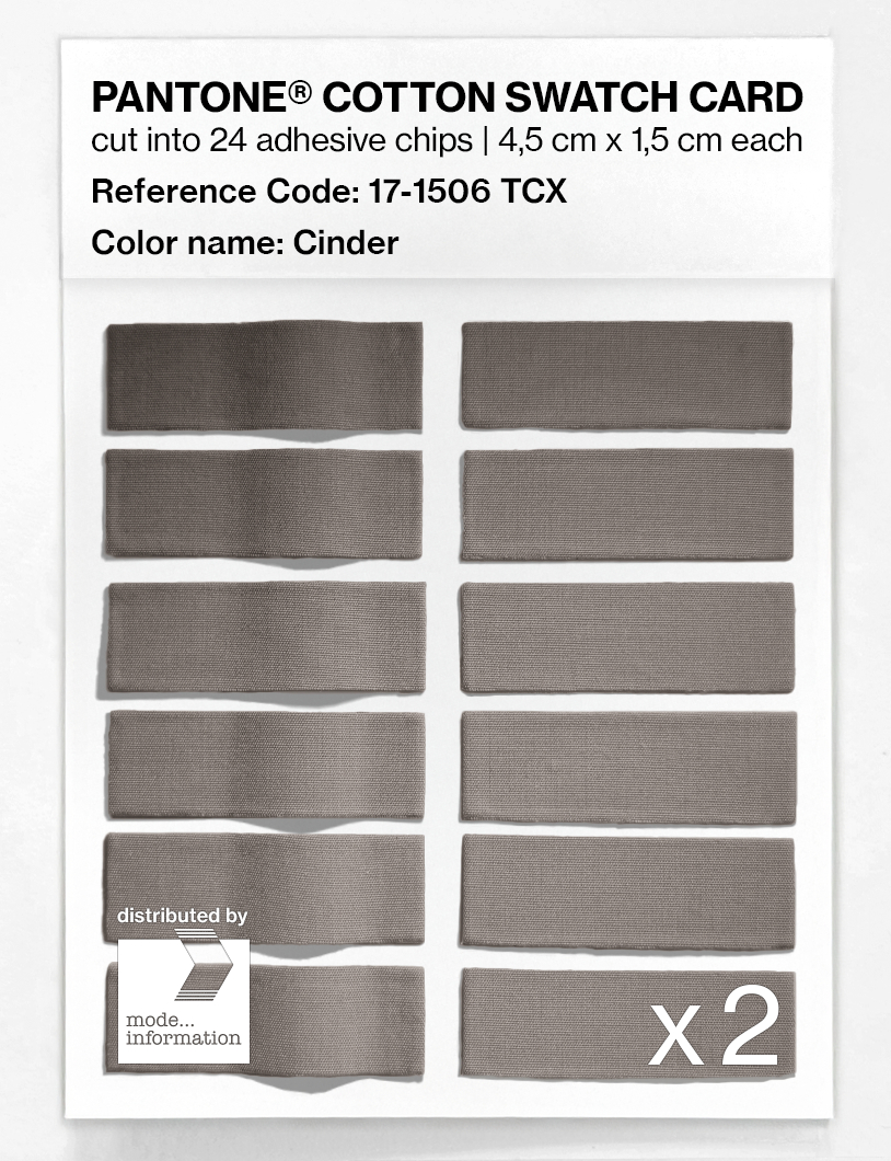 Artikelbild 6 des Artikels “PANTONE® COTTON SWATCH CARD 17-1506 TCX Cinder “