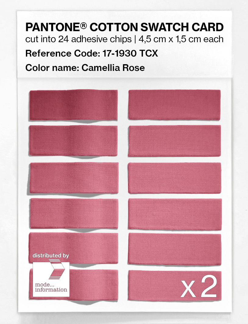 Artikelbild 6 des Artikels “PANTONE® COTTON SWATCH CARD 17-1930 TCX Camellia Rose “