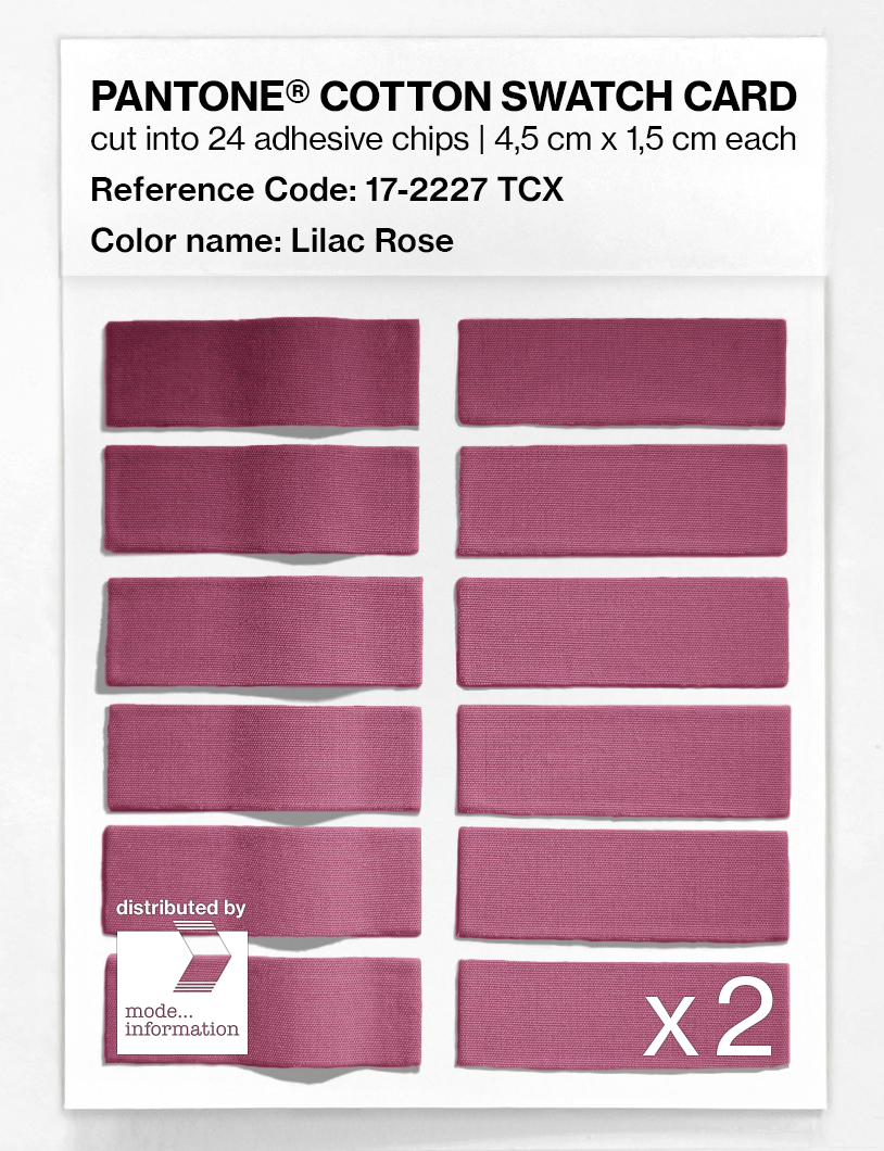 Artikelbild 6 des Artikels “PANTONE® COTTON SWATCH CARD 17-2227 TCX Lilac Rose “