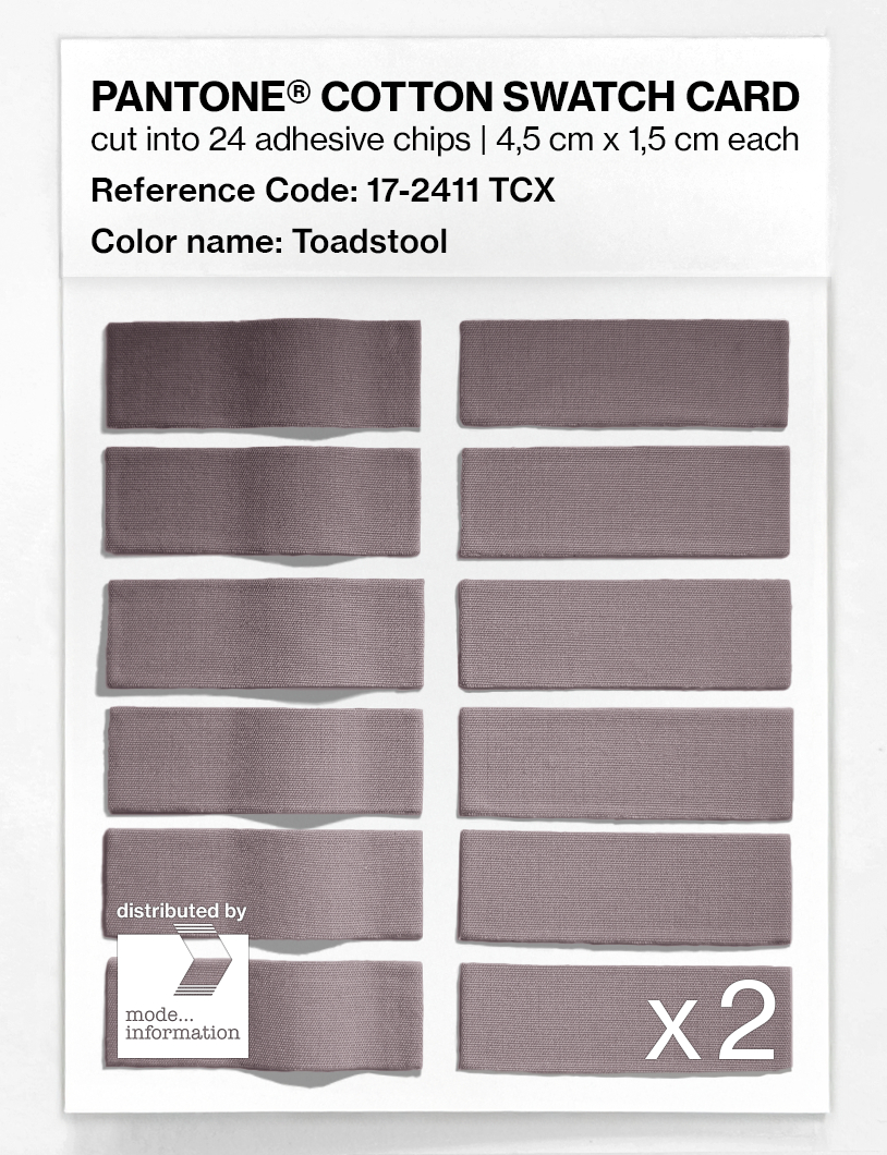 Artikelbild 6 des Artikels “PANTONE® COTTON SWATCH CARD 17-2411 TCX Toadstool “