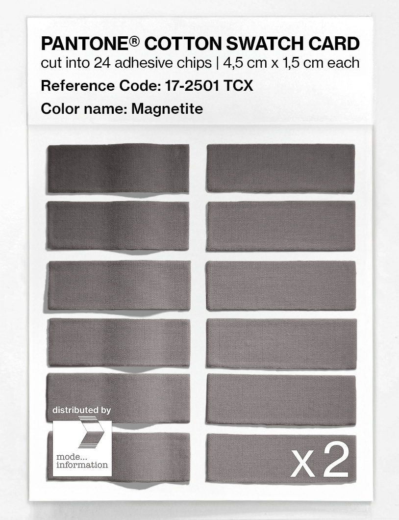 Artikelbild 6 des Artikels “PANTONE® COTTON SWATCH CARD 17-2501 TCX Magnetite “