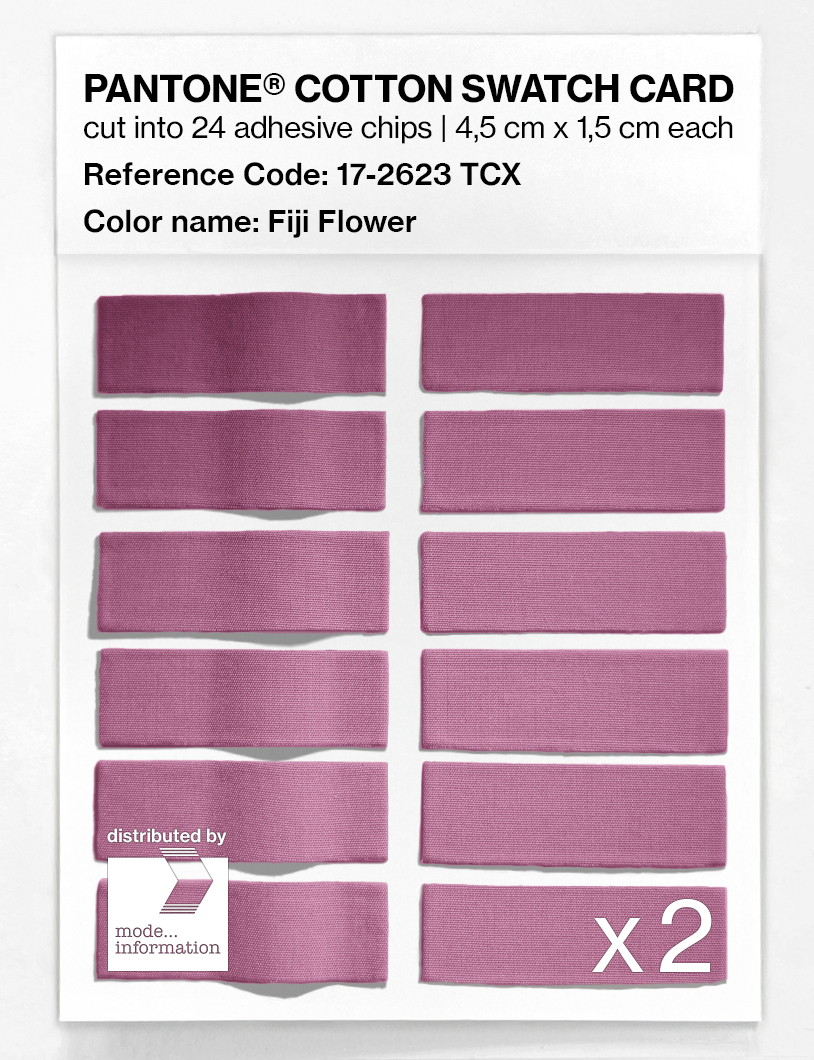 Artikelbild 6 des Artikels “PANTONE® COTTON SWATCH CARD 17-2623 TCX Fiji Flower “