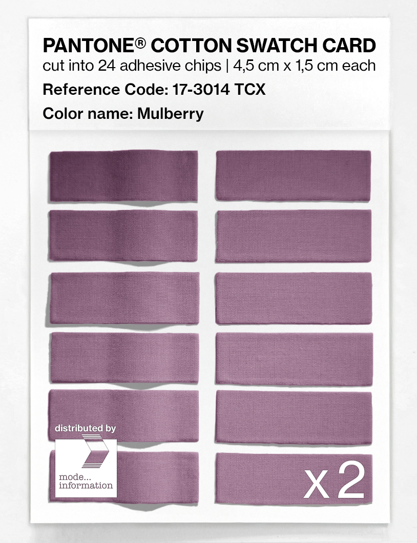 Artikelbild 6 des Artikels “PANTONE® COTTON SWATCH CARD 17-3014 TCX Mulberry “