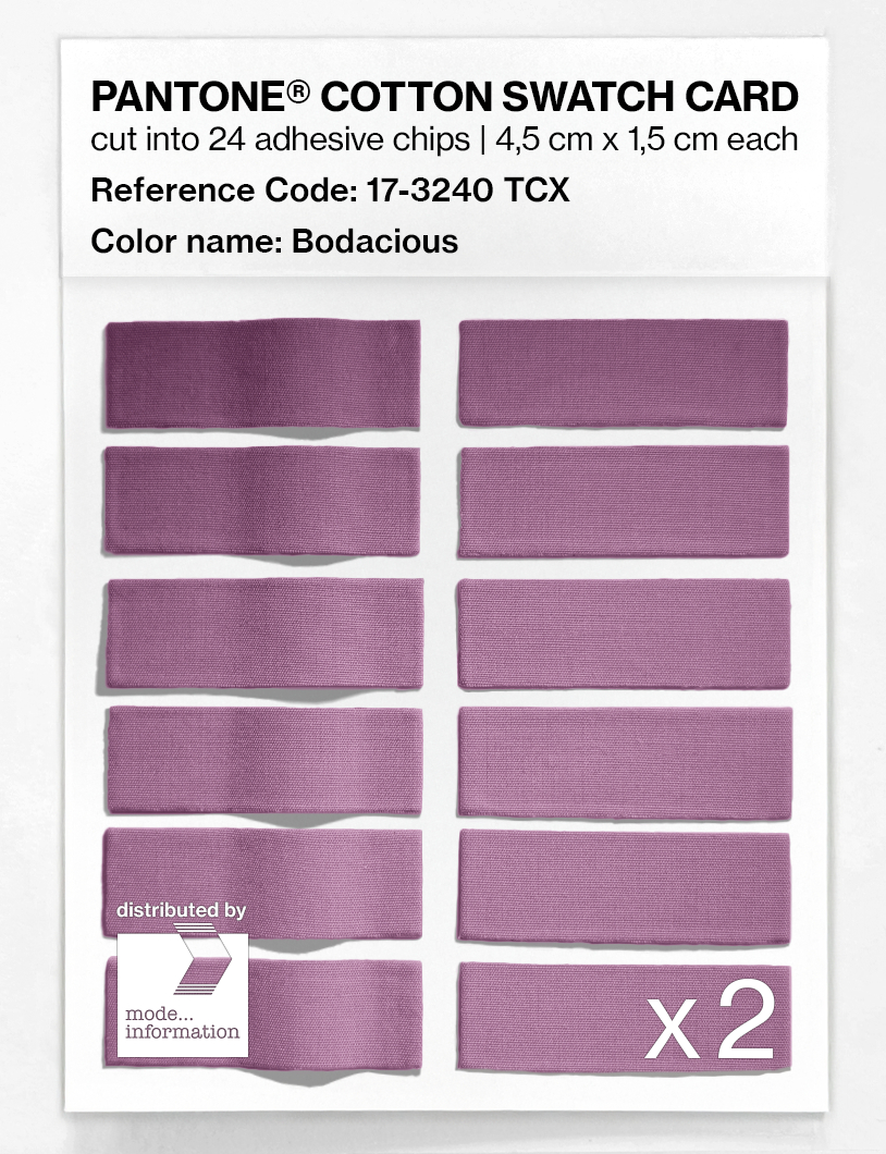 Artikelbild 6 des Artikels “PANTONE® COTTON SWATCH CARD 17-3240 TCX Bodacious “