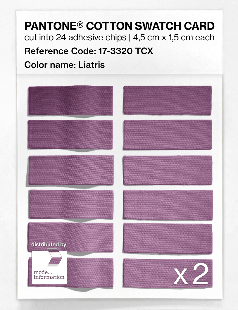 Artikelbild 6 des Artikels “PANTONE® COTTON SWATCH CARD 17-3320 TCX Liatris “