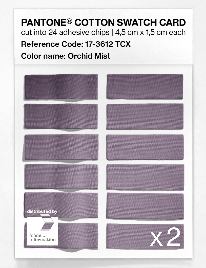Artikelbild 6 des Artikels “PANTONE® COTTON SWATCH CARD 17-3612 TCX Orchid Mist “