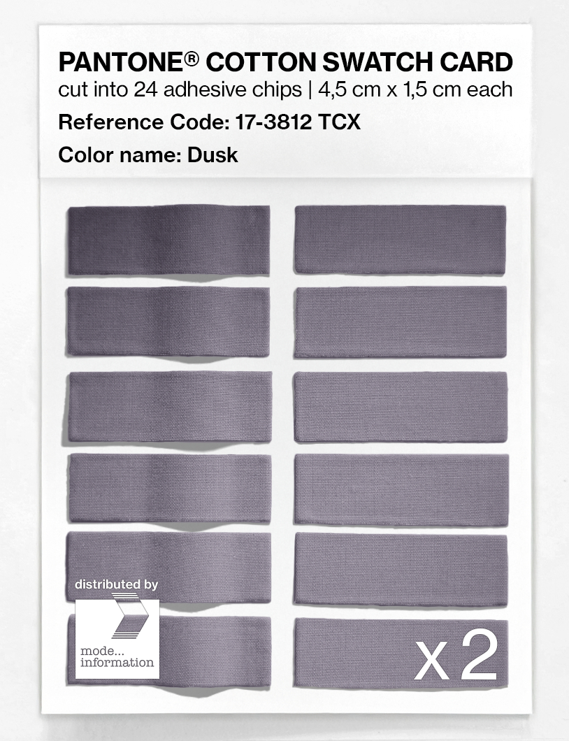 Artikelbild 6 des Artikels “PANTONE® COTTON SWATCH CARD 17-3812 TCX Dusk “