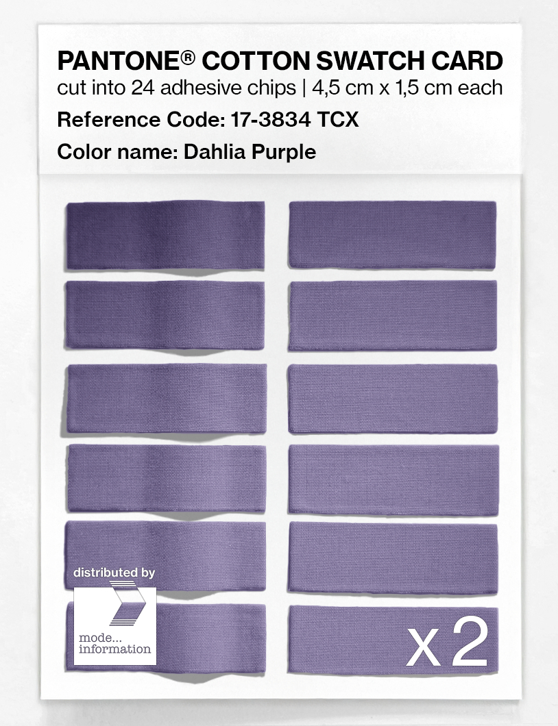 Artikelbild 6 des Artikels “PANTONE® COTTON SWATCH CARD 17-3834 TCX Dahlia Purple “