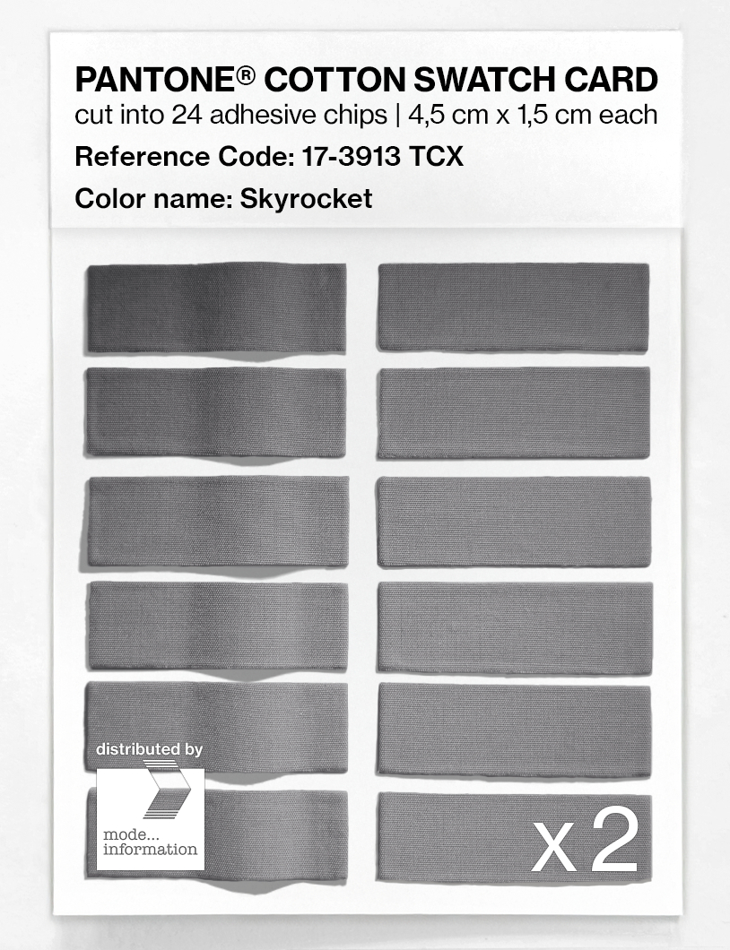 Artikelbild 6 des Artikels “PANTONE® COTTON SWATCH CARD 17-3913 TCX Skyrocket “