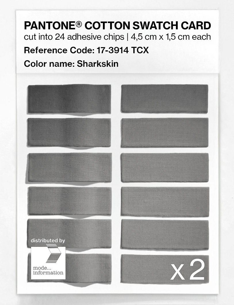Artikelbild 6 des Artikels “PANTONE® COTTON SWATCH CARD 17-3914 TCX Sharkskin “