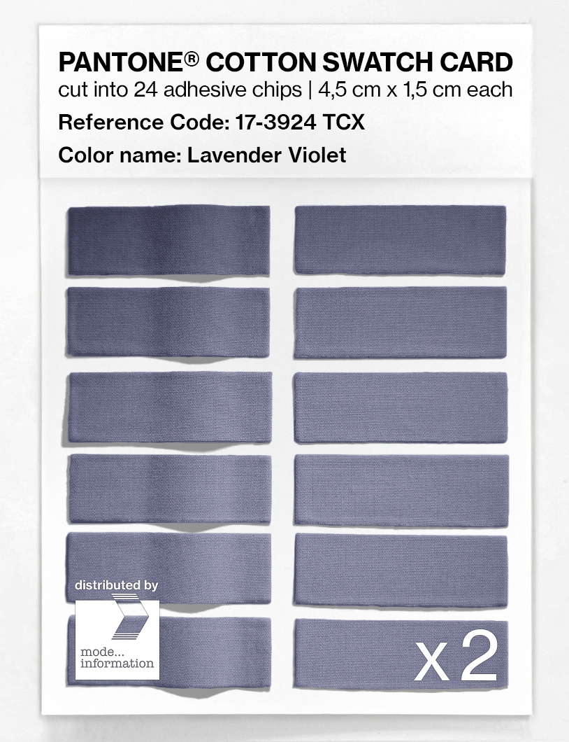 Artikelbild 6 des Artikels “PANTONE® COTTON SWATCH CARD 17-3924 TCX Lavender Violet “