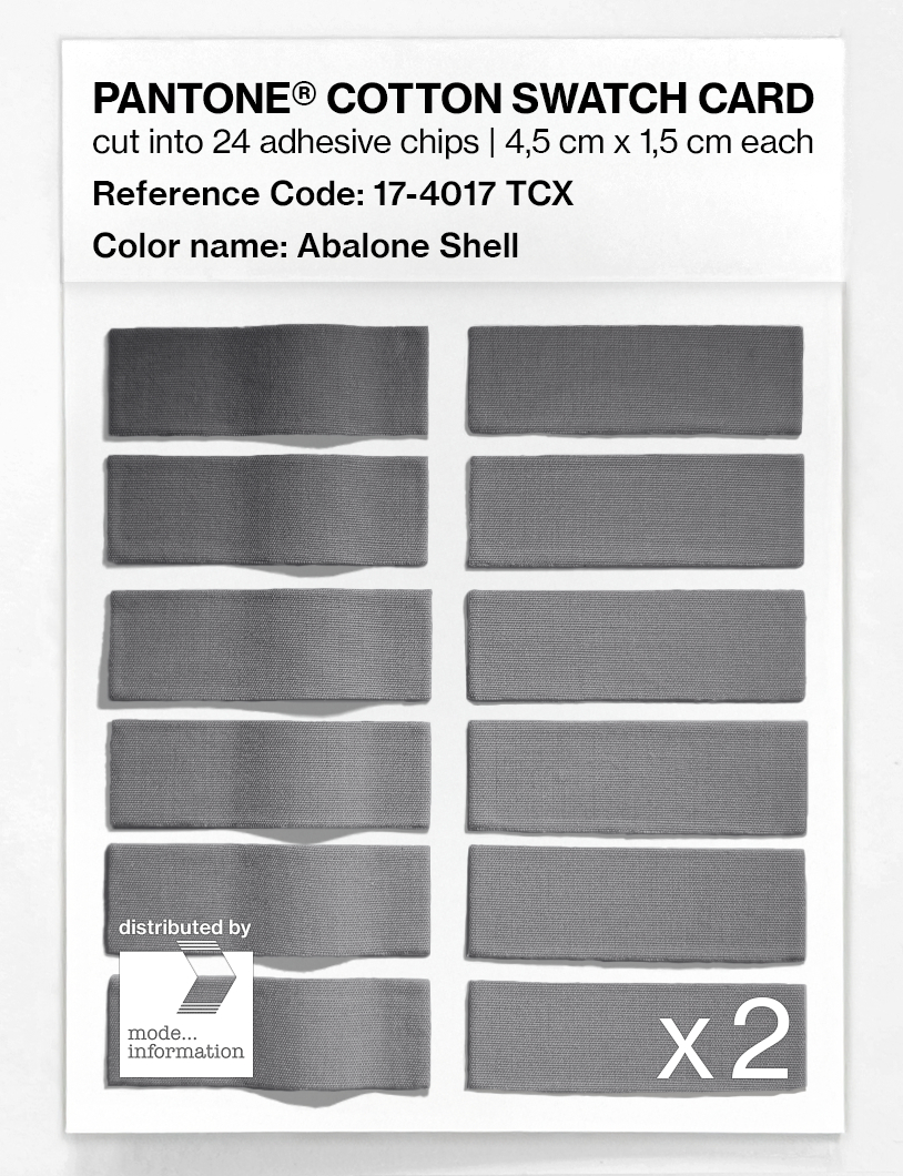 Artikelbild 6 des Artikels “PANTONE® COTTON SWATCH CARD 17-4017 TCX Abalone Shell “