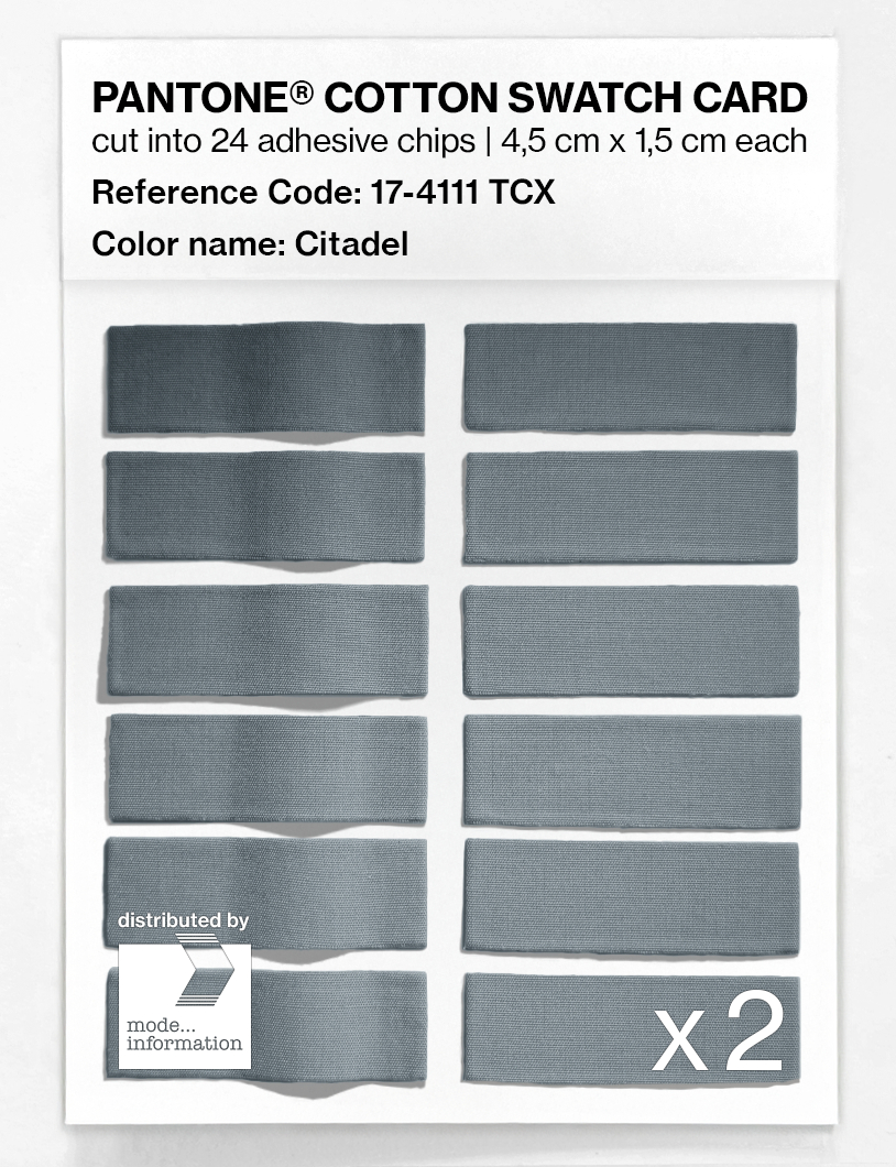 Artikelbild 6 des Artikels “PANTONE® COTTON SWATCH CARD 17-4111 TCX Citadel “
