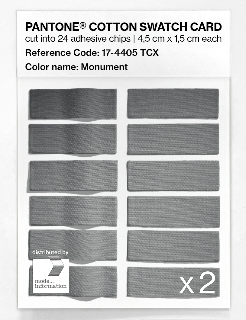 Artikelbild 6 des Artikels “PANTONE® COTTON SWATCH CARD 17-4405 TCX Monument “