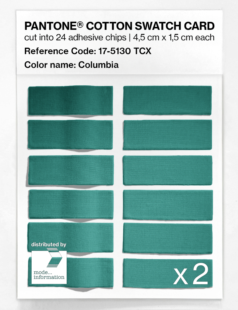 Artikelbild 6 des Artikels “PANTONE® COTTON SWATCH CARD 17-5130 TCX Columbia “