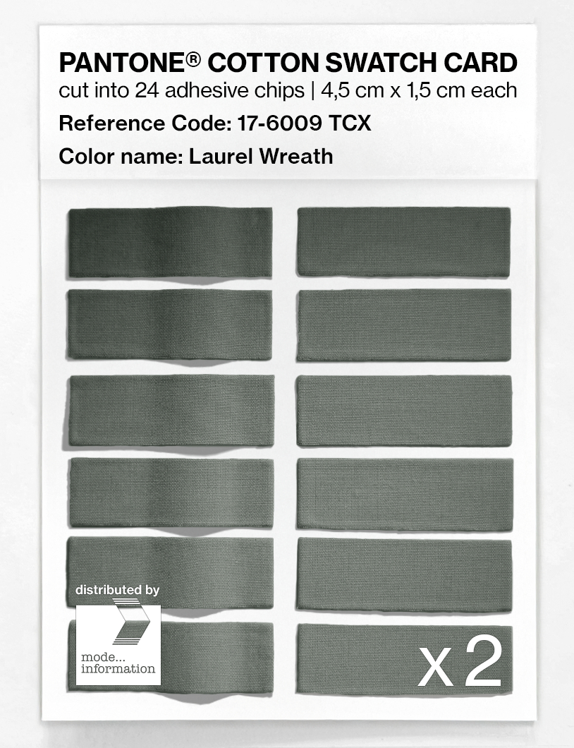 Artikelbild 6 des Artikels “PANTONE® COTTON SWATCH CARD 17-6009 TCX Laurel Wreath “