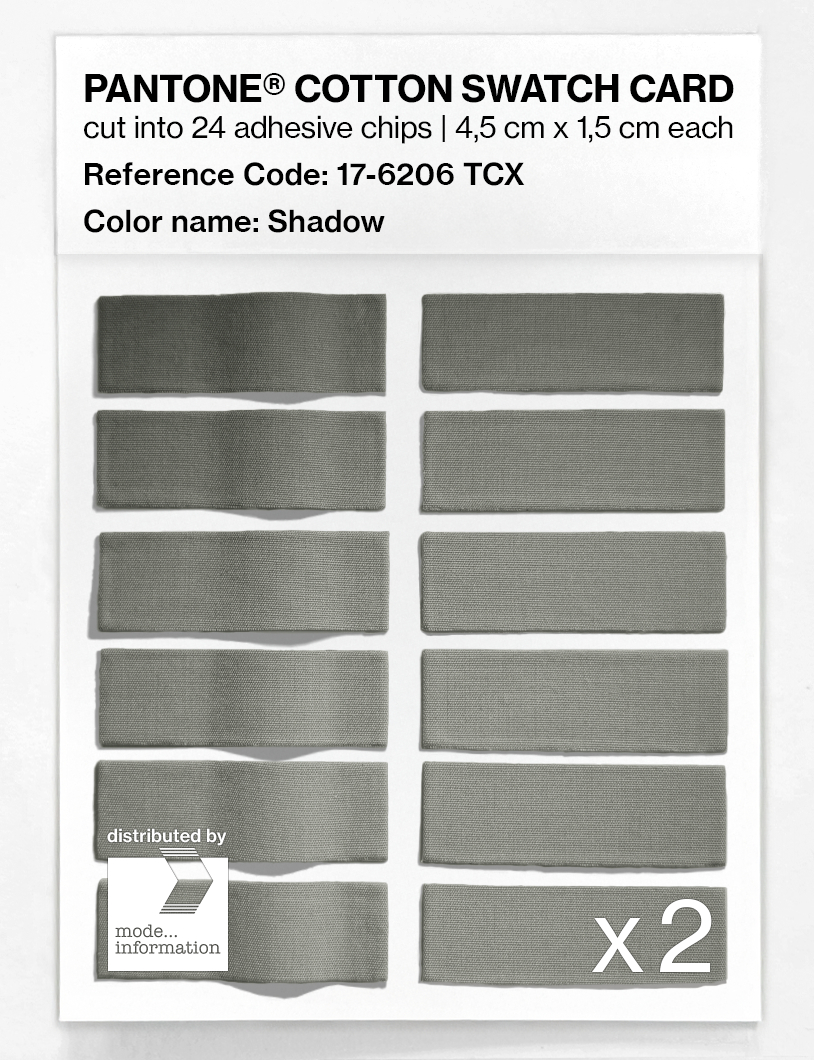 Artikelbild 6 des Artikels “PANTONE® COTTON SWATCH CARD 17-6206 TCX Shadow “