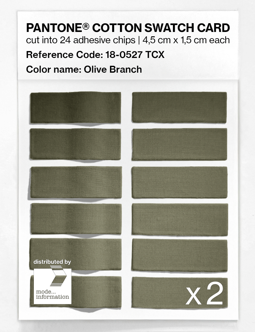 Artikelbild 6 des Artikels “PANTONE® COTTON SWATCH CARD 18-0527 TCX Olive Branch “
