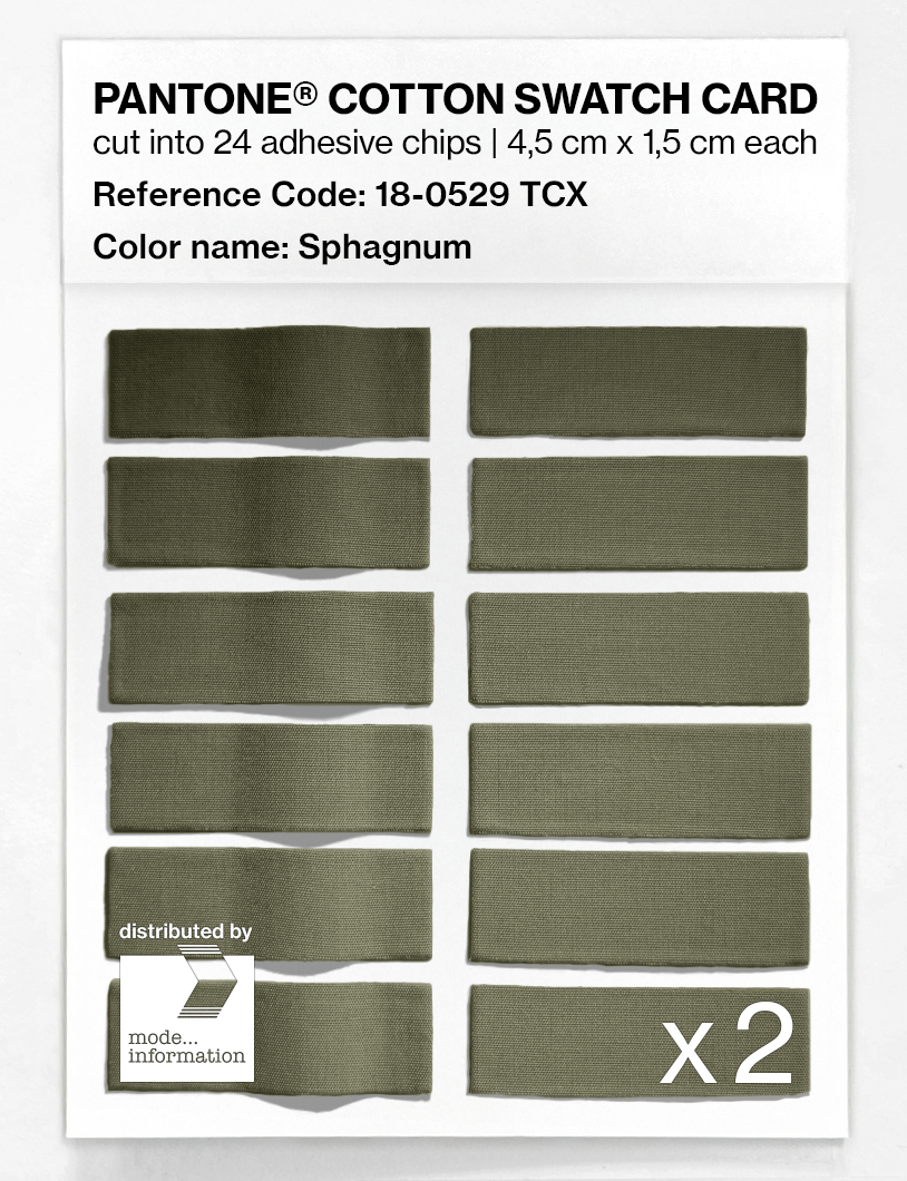 Artikelbild 6 des Artikels “PANTONE® COTTON SWATCH CARD 18-0529 TCX Sphagnum “