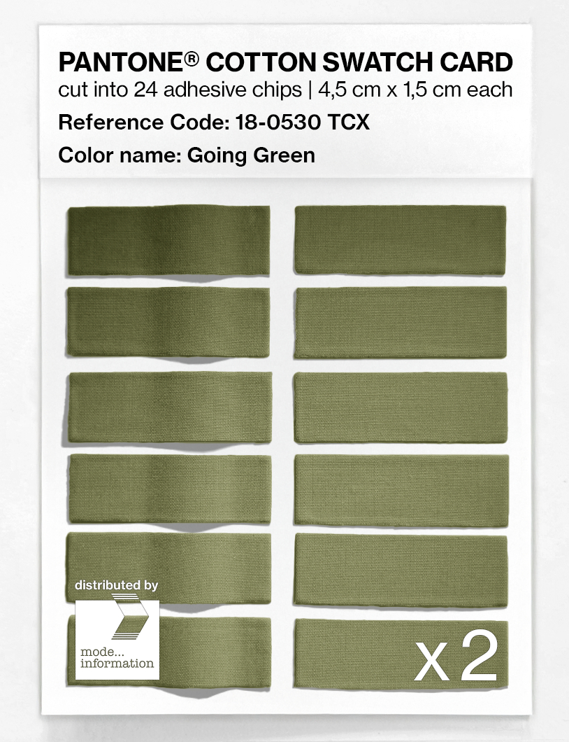 Artikelbild 6 des Artikels “PANTONE® COTTON SWATCH CARD 18-0530 TCX Going Green “