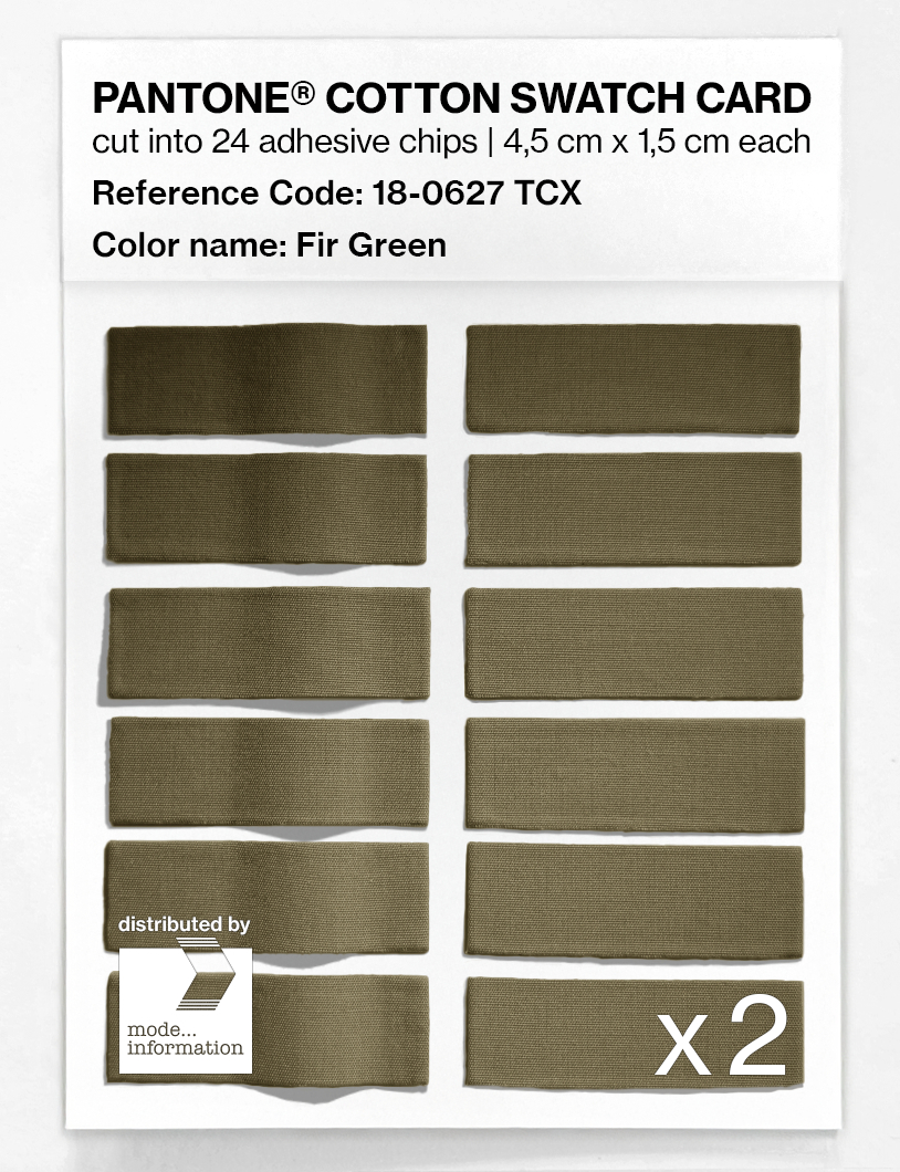 Artikelbild 6 des Artikels “PANTONE® COTTON SWATCH CARD 18-0627 TCX Fir Green “