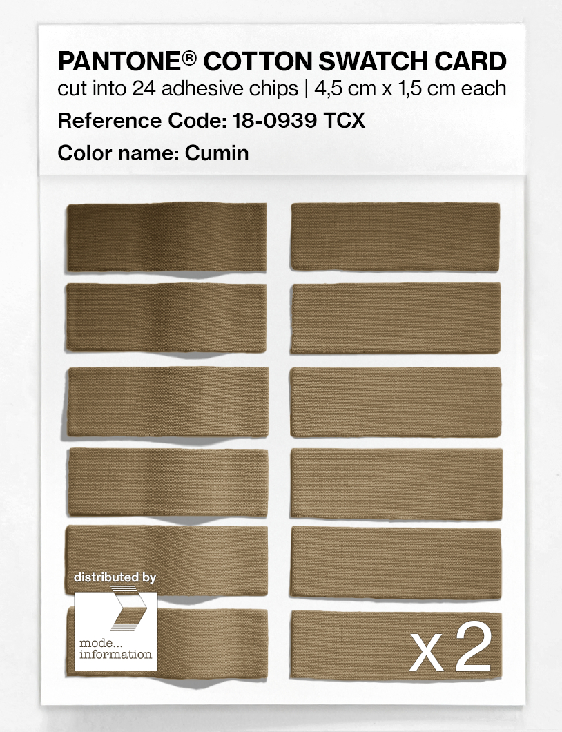 Artikelbild 6 des Artikels “PANTONE® COTTON SWATCH CARD 18-0939 TCX Cumin “