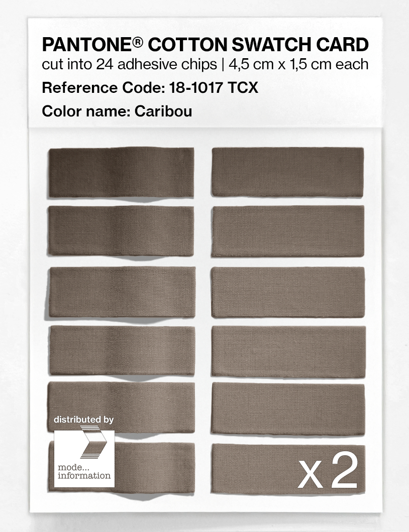 Artikelbild 6 des Artikels “PANTONE® COTTON SWATCH CARD 18-1017 TCX Caribou “