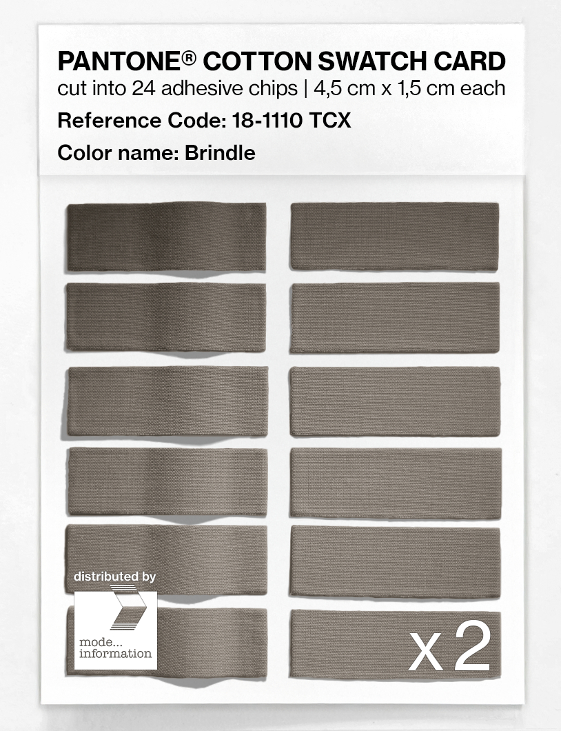 Artikelbild 6 des Artikels “PANTONE® COTTON SWATCH CARD 18-1110 TCX Brindle “