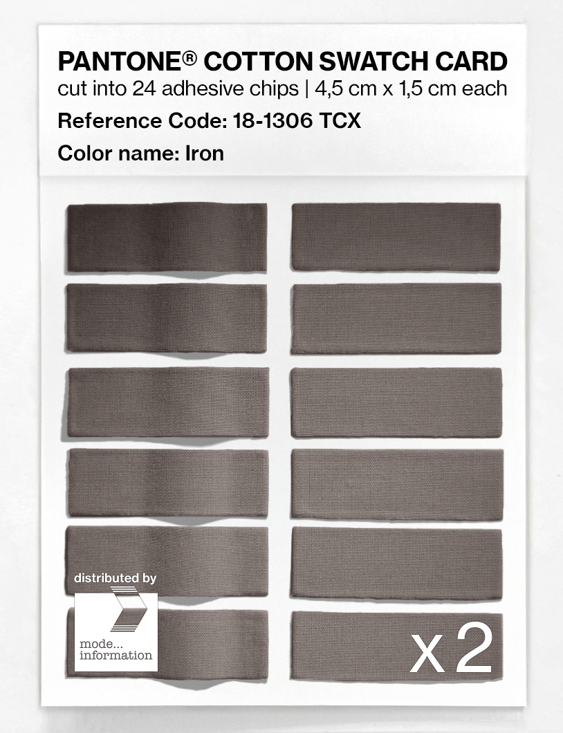 Artikelbild 6 des Artikels “PANTONE® COTTON SWATCH CARD 18-1306 TCX Iron “