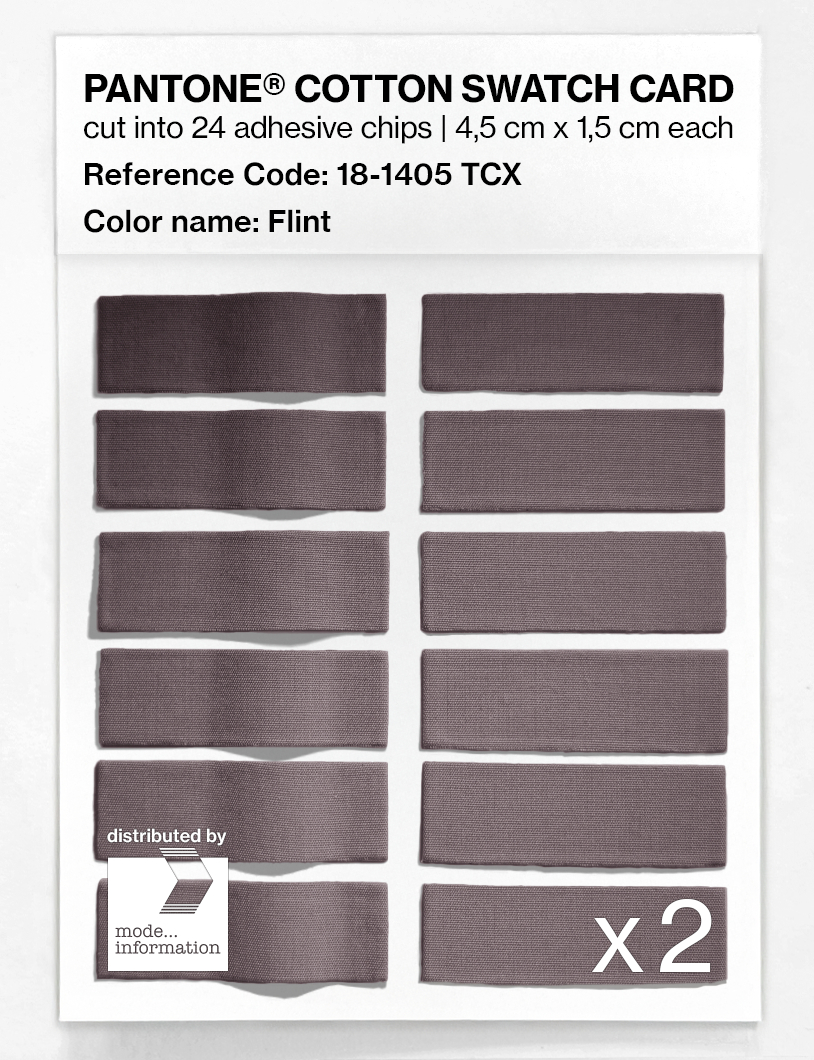 Artikelbild 6 des Artikels “PANTONE® COTTON SWATCH CARD 18-1405 TCX Flint “