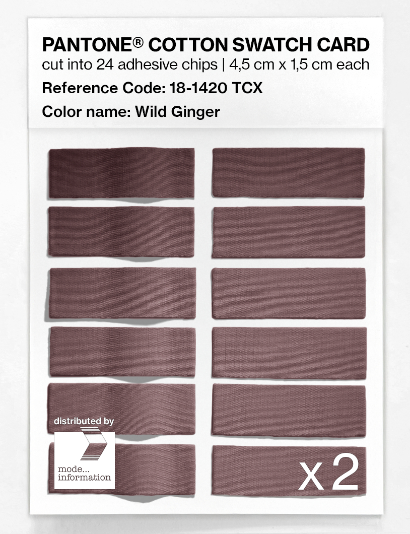 Artikelbild 6 des Artikels “PANTONE® COTTON SWATCH CARD 18-1420 TCX Wild Ginger “