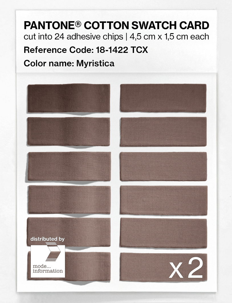 Artikelbild 6 des Artikels “PANTONE® COTTON SWATCH CARD 18-1422 TCX Myristica “