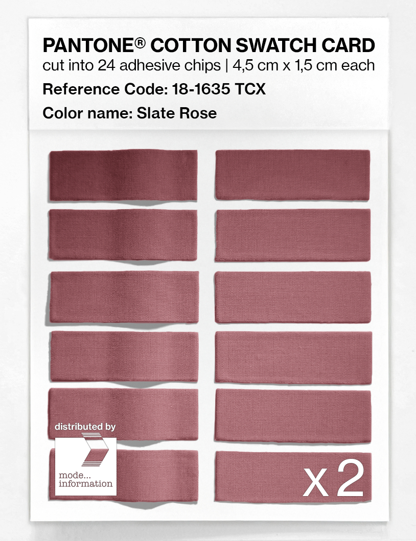Artikelbild 6 des Artikels “PANTONE® COTTON SWATCH CARD 18-1635 TCX Slate Rose “