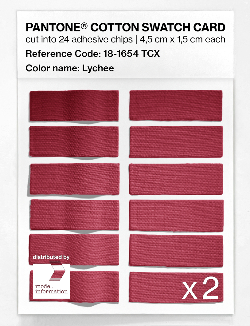 Artikelbild 6 des Artikels “PANTONE® COTTON SWATCH CARD 18-1654 TCX Lychee “