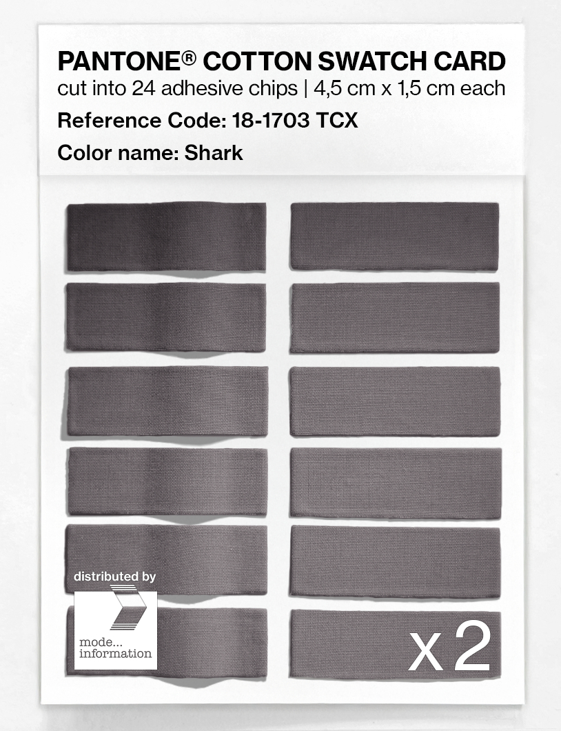 Artikelbild 6 des Artikels “PANTONE® COTTON SWATCH CARD 18-1703 TCX Shark “
